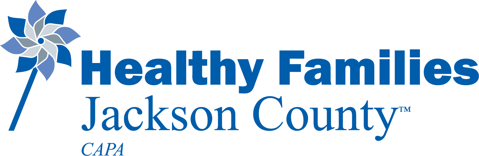 Healthy Families Jackson County CAPA Logo - Blue