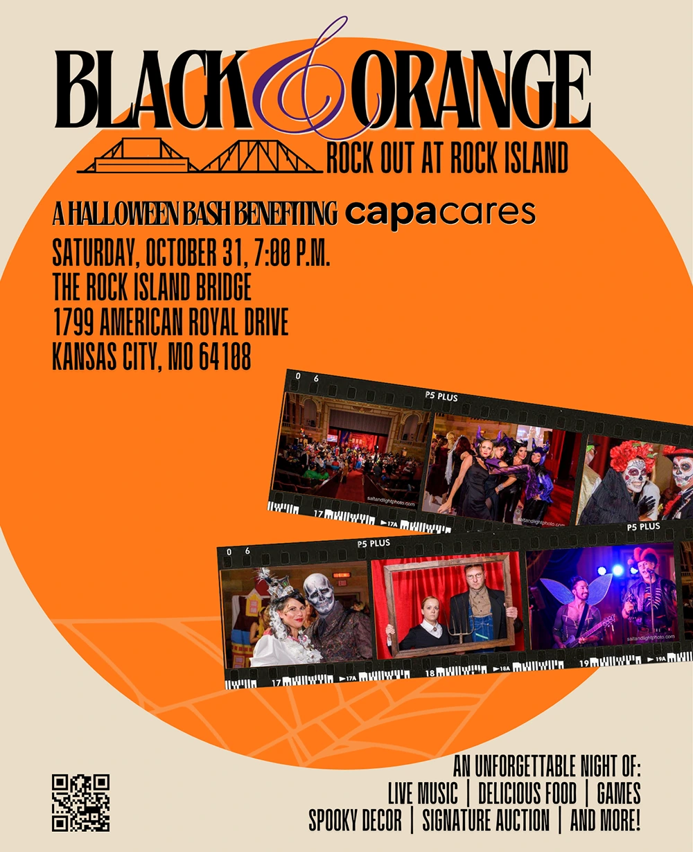 Black-and-Orange Halloween Party